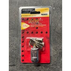 Packrite Defense 2 Cylinder Lock Short Mill Storage Defense Brass Security